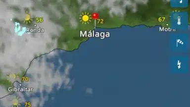 Screenshot von RegenRadar 2