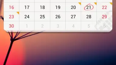 Screenshot von GO Calendar Widget 3