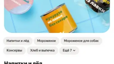 Screenshot von Yandex.Lavka 5