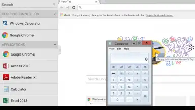 Screenshot von VMware Horizon Client 8