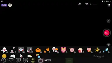 Screenshot von CameraFi Live 2