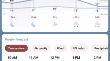 Screenshot von Breezy Weather 2