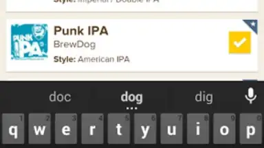 Screenshot von Untappd 4