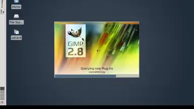 Screenshot von GIMP Inkscape 7