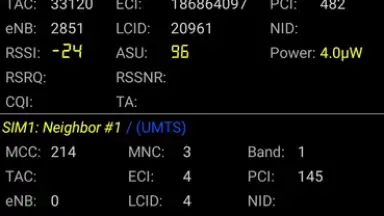 Screenshot von Network Cell Info Lite 2