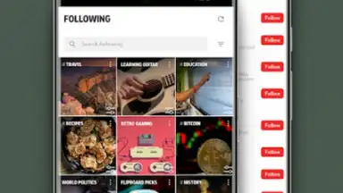 Screenshot von Flipboard 4