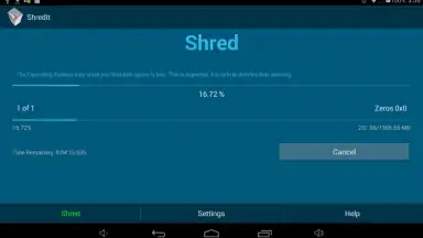Screenshot von ShredIt Mobile 4