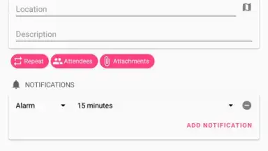 Screenshot von aCalendar 2