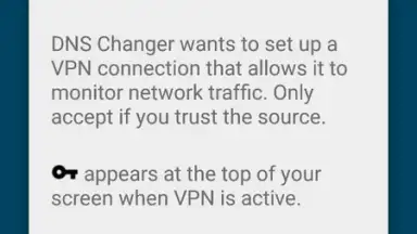 Screenshot von DNS Changer 4