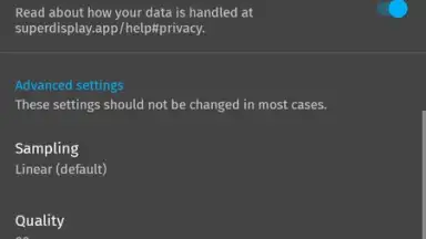 Screenshot von SuperDisplay - Virtual Monitor 14