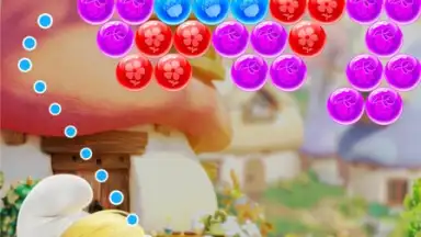 Screenshot von Smurfs Bubble Story 1