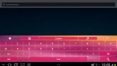 Screenshot von Pink Keyboard 2