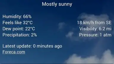 Screenshot von Digital Clock & World Weather 12
