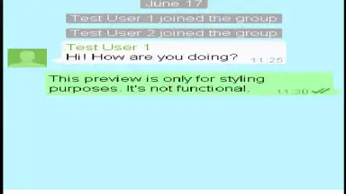 Screenshot von NEW MESSENGERAPP 1