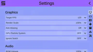 Screenshot von Sonolus 7