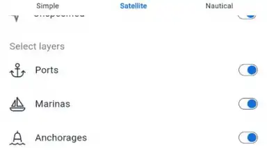 Screenshot von MarineTraffic 2