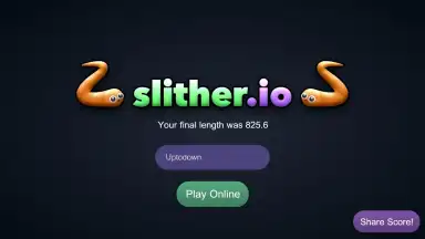 Screenshot von slither.io 4