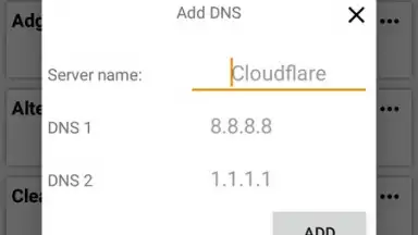 Screenshot von DNS Smart Changer 2