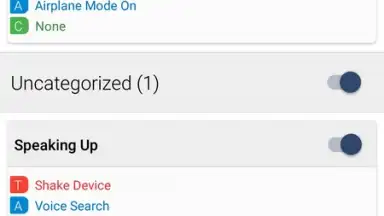 Screenshot von MacroDroid 10