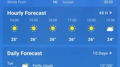 Screenshot von Local Weather Forecast 3