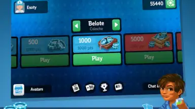 Screenshot von Belote en ligne 9