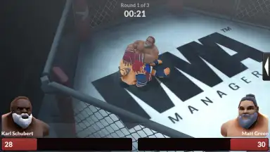 Screenshot von MMA Manager 1