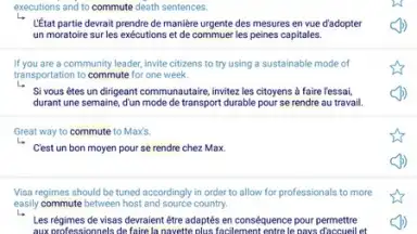 Screenshot von Reverso Translation Dictionary 7