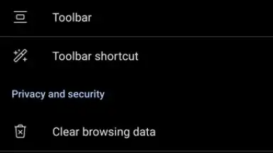 Screenshot von Kiwi Browser 11
