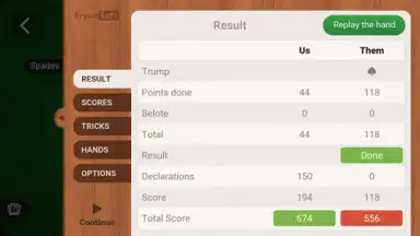 Screenshot von French Belote 4