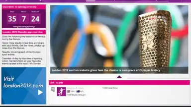 Screenshot von Aplic. resultados Londres 2012 1
