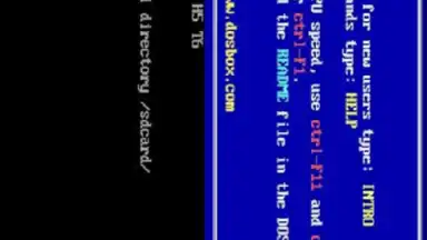 Screenshot von aDosBox 2