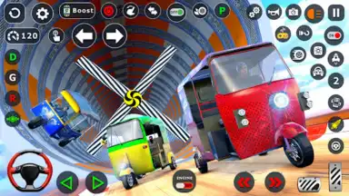 Screenshot von Tuk Tuk Taxi Driving Games 3D 2