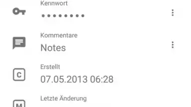 Screenshot von Keepass2Android 5