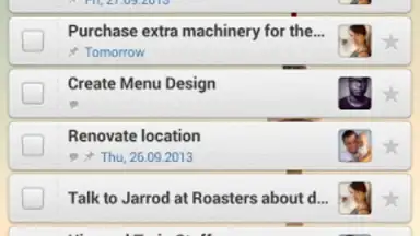 Screenshot von Wunderlist 2