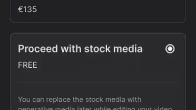 Screenshot von invideo AI 9