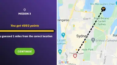 Screenshot von GeoGuessr 6