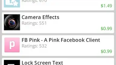 Screenshot von Mobile App Store 1