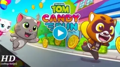 Screenshot von Talking Tom Candy Run 1