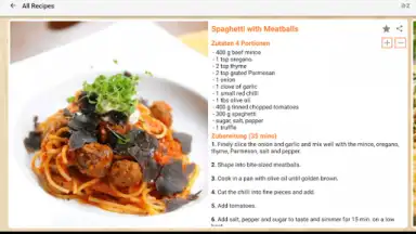 Screenshot von Pasta Rezepte 6