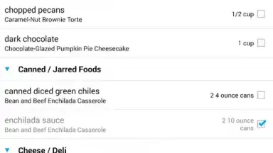 Screenshot von Must Have Recipes 16