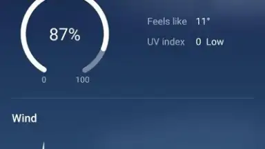 Screenshot von HUAWEI Weather 2