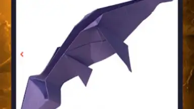 Screenshot von Origami dinosaurs paper shapes 1