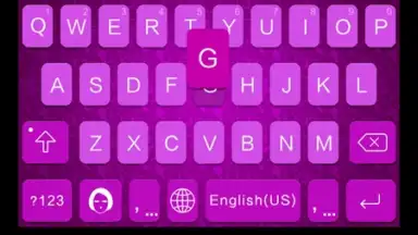 Screenshot von Lavender iKeyboard Theme 4