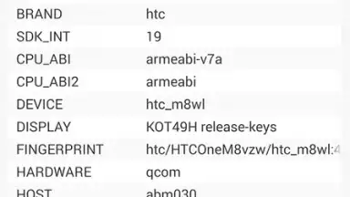 Screenshot von Root Check 3