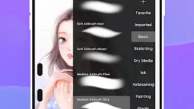 Screenshot von HiPaint 8