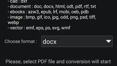 Screenshot von PDF Conversion Tool 6
