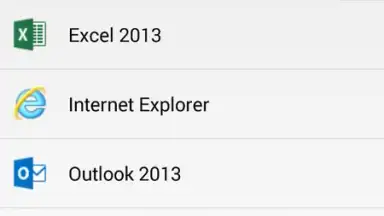 Screenshot von Microsoft Remote Desktop Beta 1