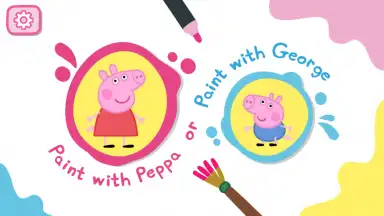 Screenshot von Peppa's Paintbox 4
