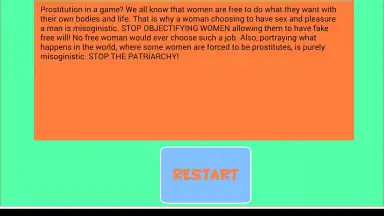 Screenshot von Feminist Dev Game 1