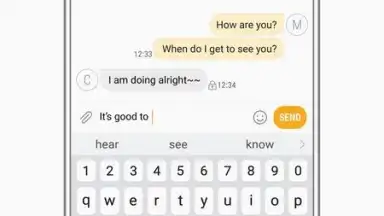 Screenshot von Samsung keyboard 4